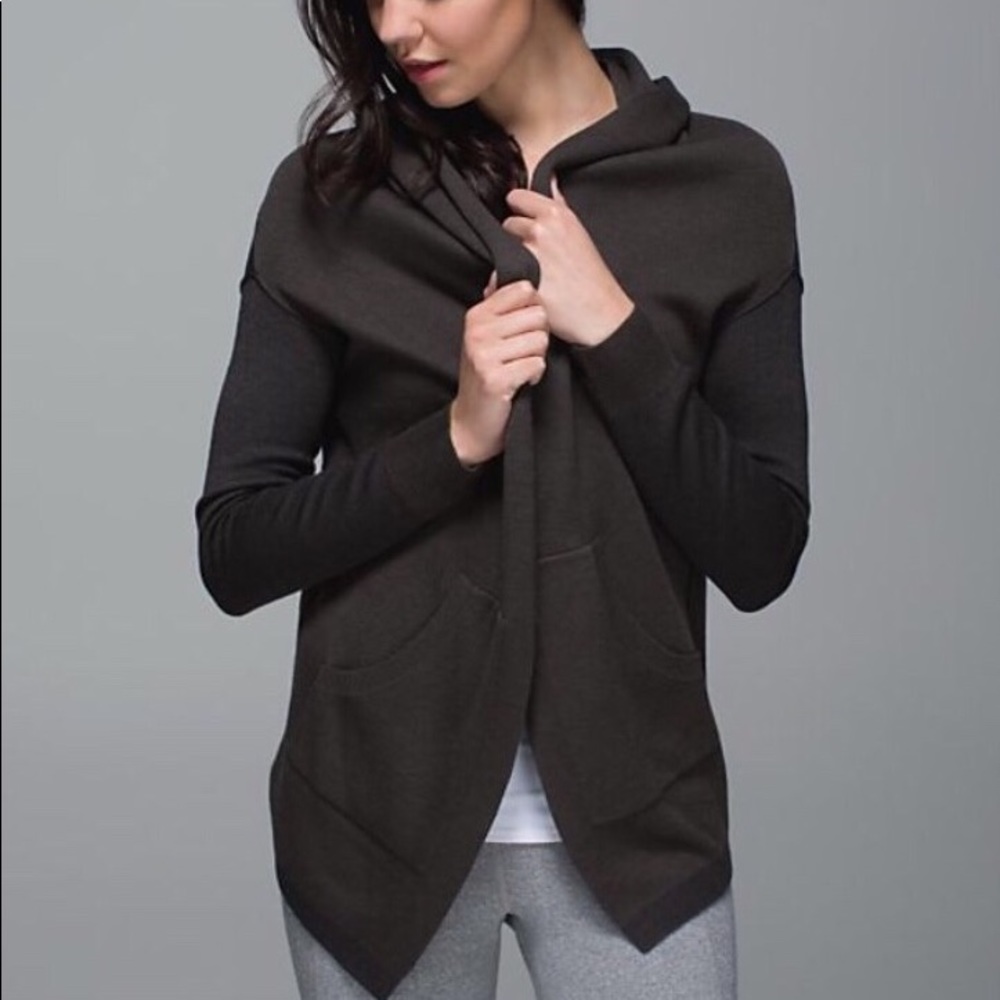 Lululemon Cabin Yogi Wrap Hoodie Sweater Boolux 8